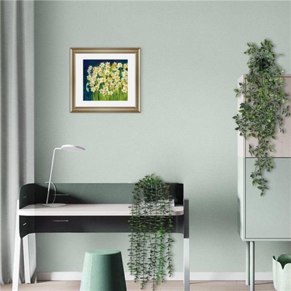 2 Pack Artificial Hanging Plants 2 Pack Fake Potted Plants Wall Home Room Office - Picture 5 of 6